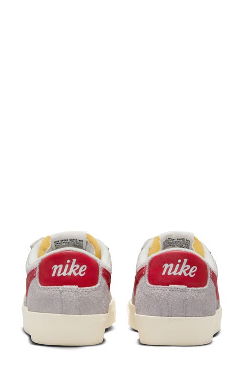 Shop Nike Blazer Low '77 Sneaker In Summit White/red/sail