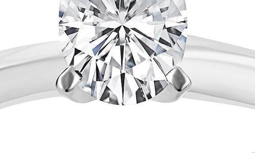 Shop Badgley Mischka Collection Oval Cut Lab Created Diamond Engagement Ring In Platinum