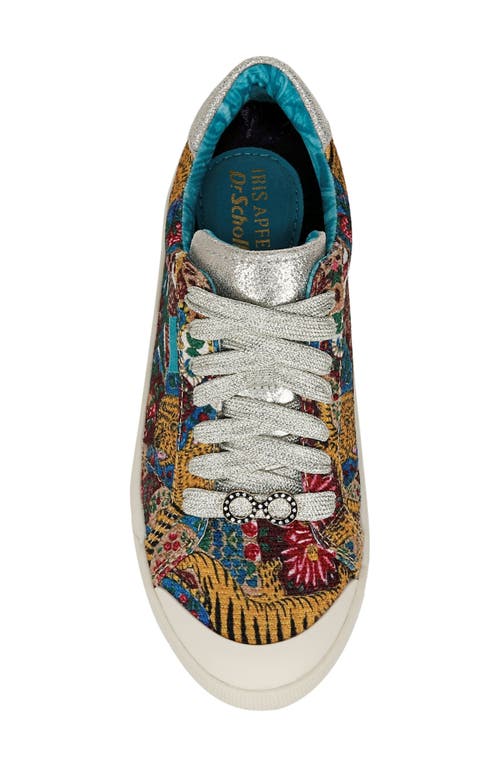 Shop Dr. Scholl's X Iris Apfel Time Off Platform Sneaker In Tiger Print