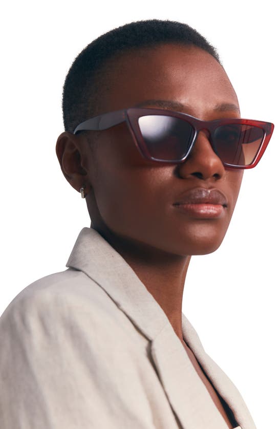 & Other Stories Gradient Cat Eye Sunglasses In Brown