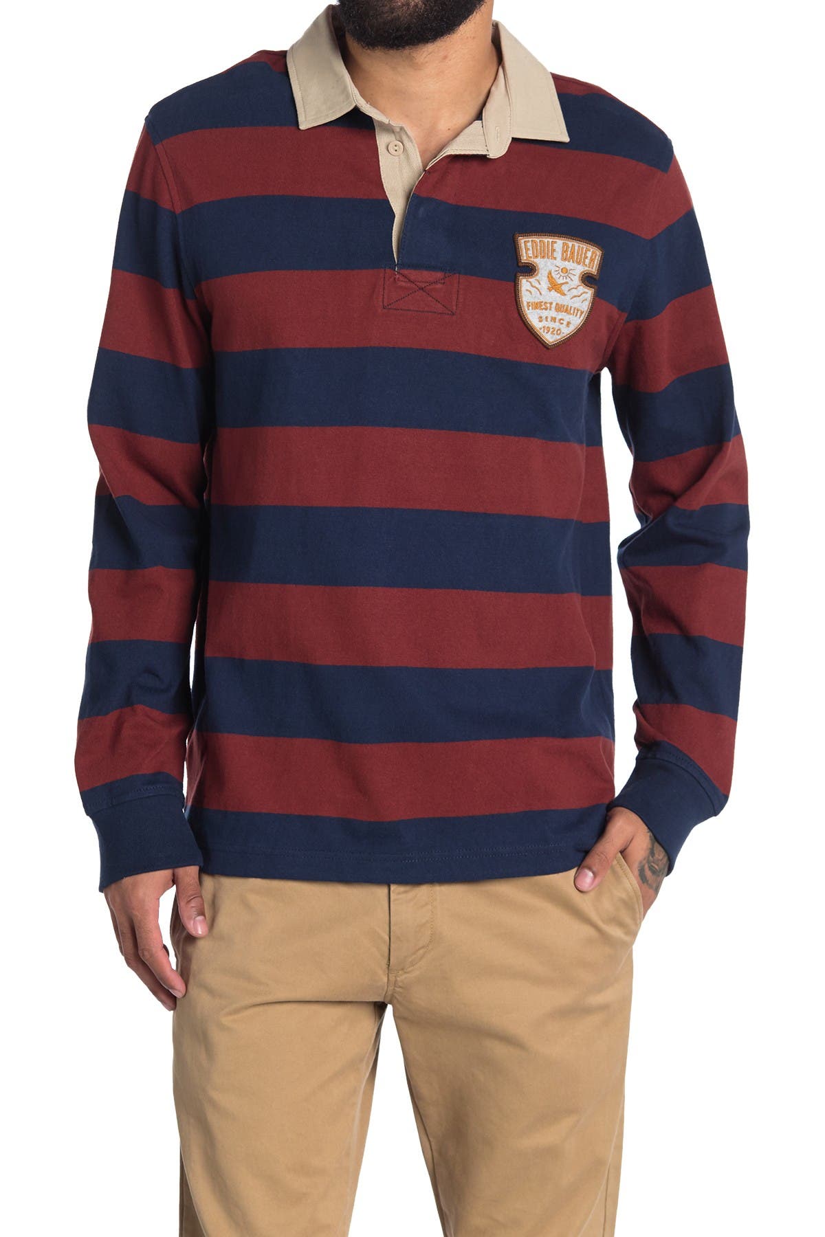 eddie bauer long sleeve polo