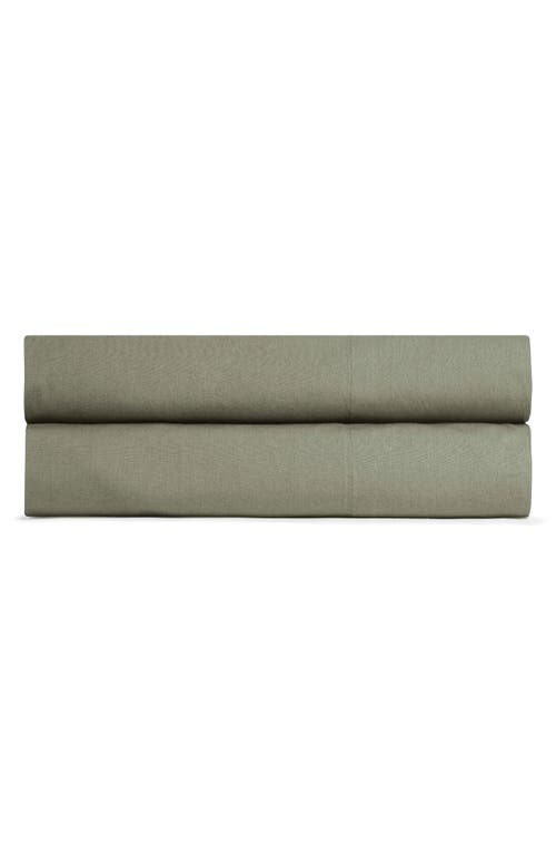 Parachute Percale Fitted Sheet in Moss at Nordstrom