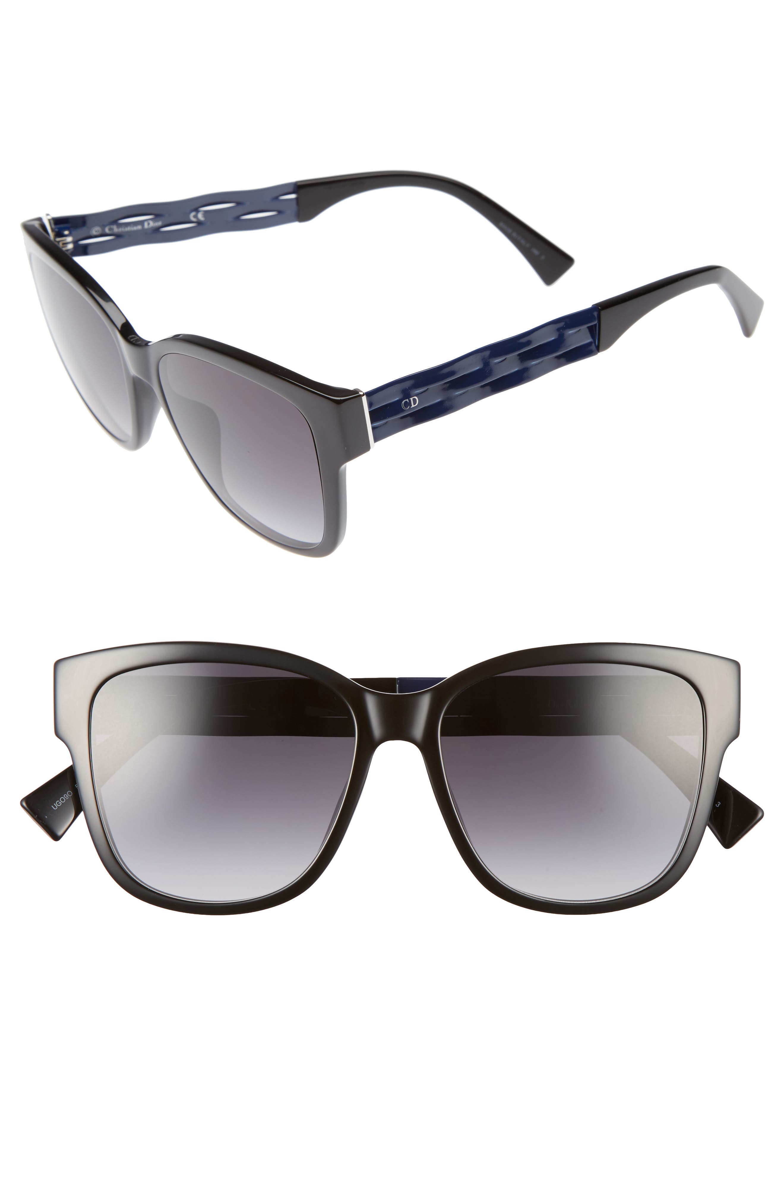 Dior Ribbon 55mm Sunglasses Nordstrom