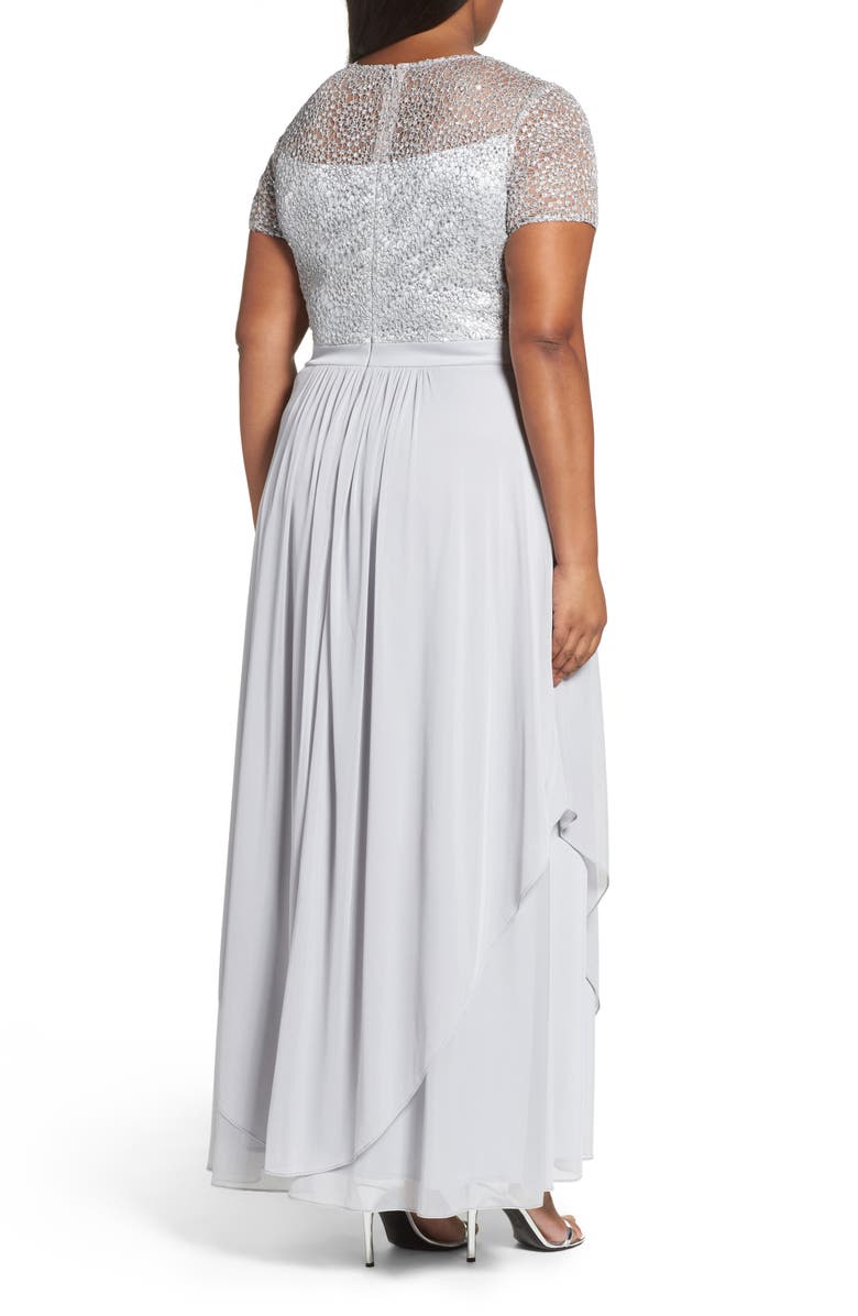Alex Evenings Sequin Empire Waist Gown (Plus Size) | Nordstrom