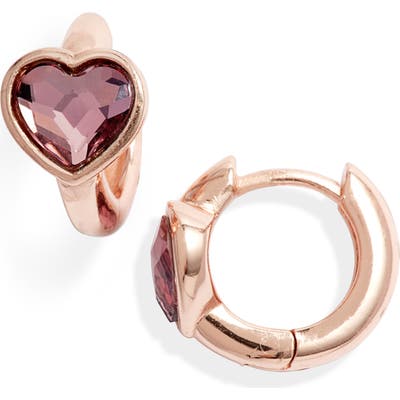 Olivia Burton Heart Huggie Hoop Earrings