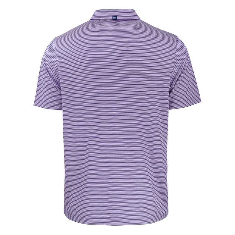 Shop Cutter & Buck Purple Northwestern Wildcats Forge Eco Double Stripe Stretch Recycled Polo