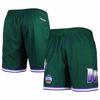 Boston Celtics Mitchell & Ness Jumbotron 3.0 Shorts - Kelly Green/Black