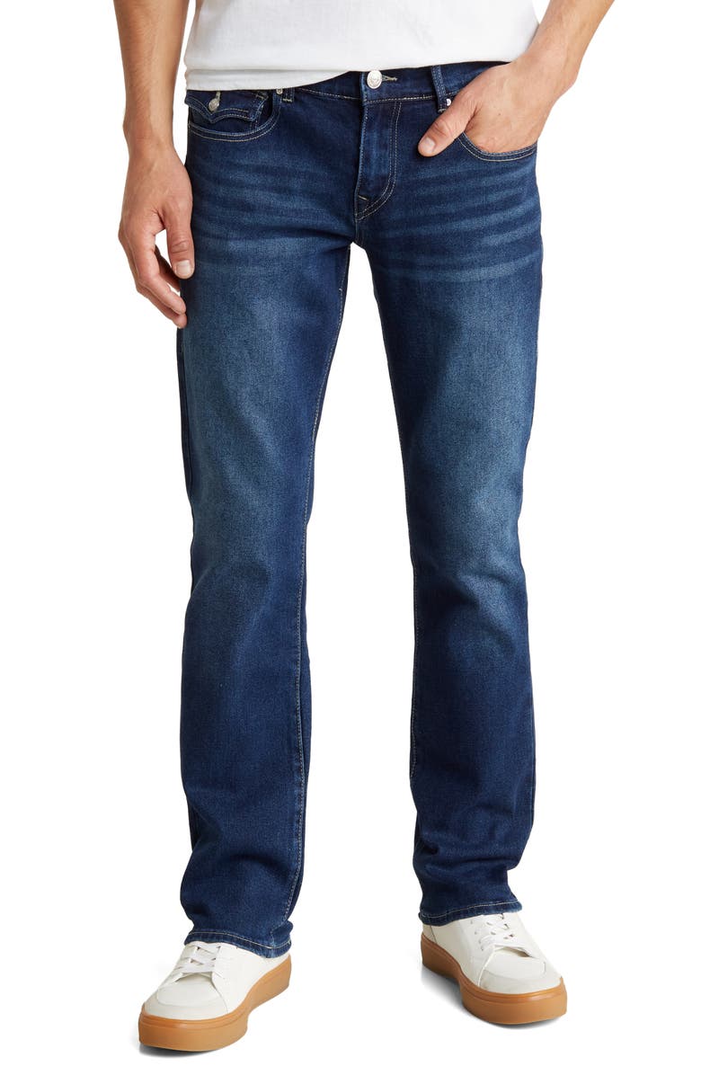 True Religion Brand Jeans Ricky Snap Flap Straight Leg Jeans ...