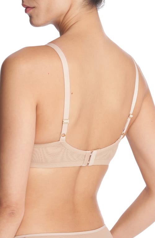 Shop Natori Flawless Underwire Contour Bra In Cafe/ivory