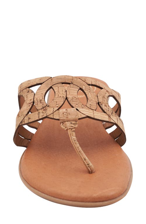 Andre Assous Nature Womens Slip On Padded Insole Flip-flops In Natural