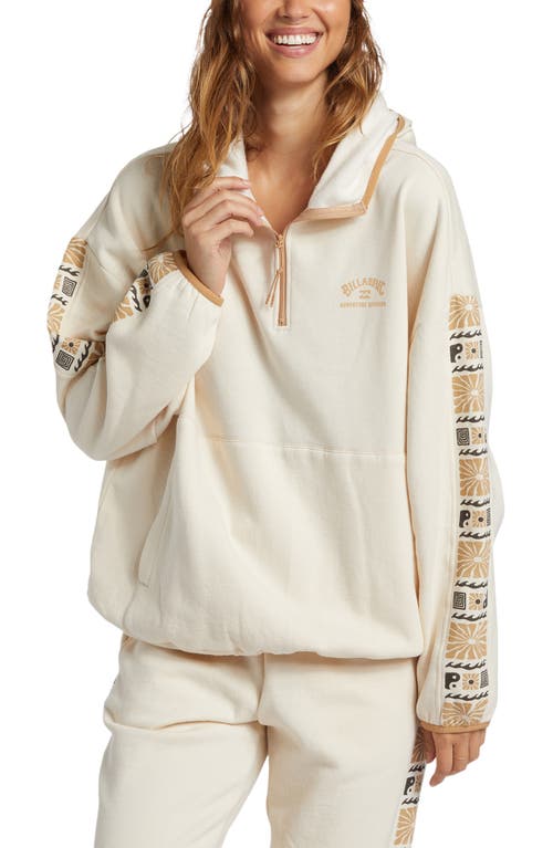 Billabong Adventiure Division Surf Hoodie In White Cap