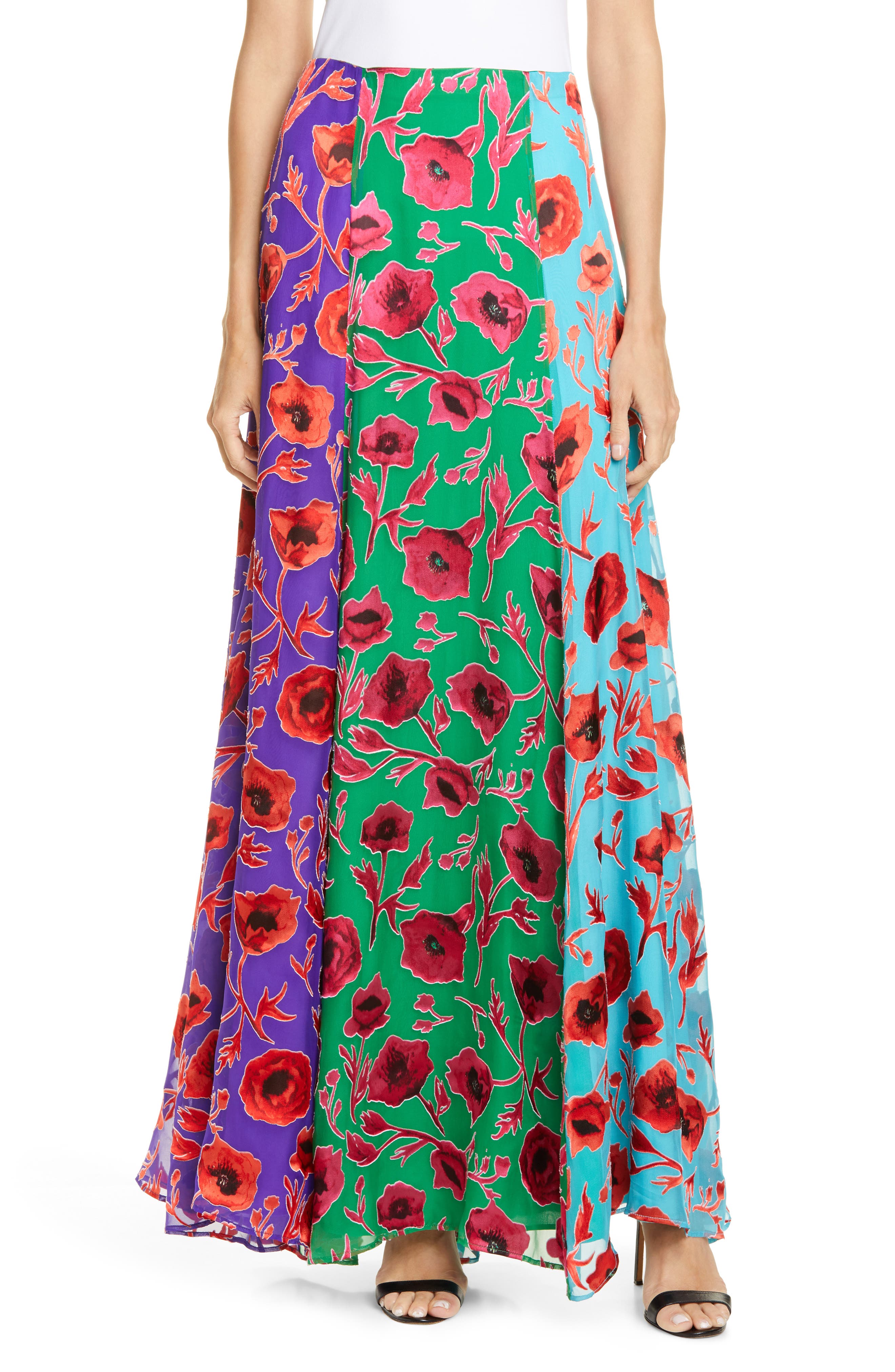 alice and olivia maxi skirt
