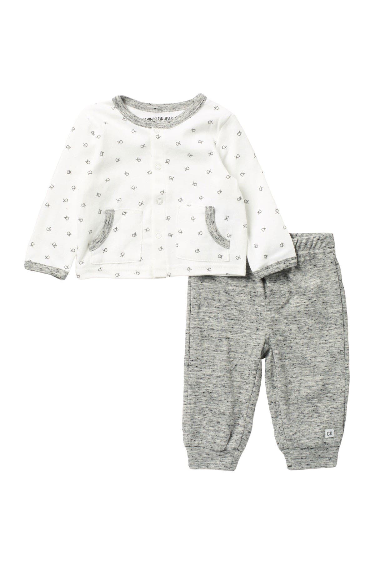 calvin klein jumper and shorts set