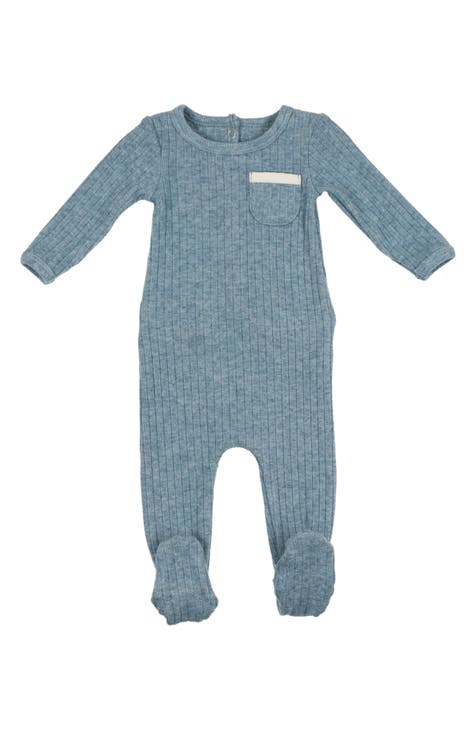 Pocket Ribbed Footie (Baby)