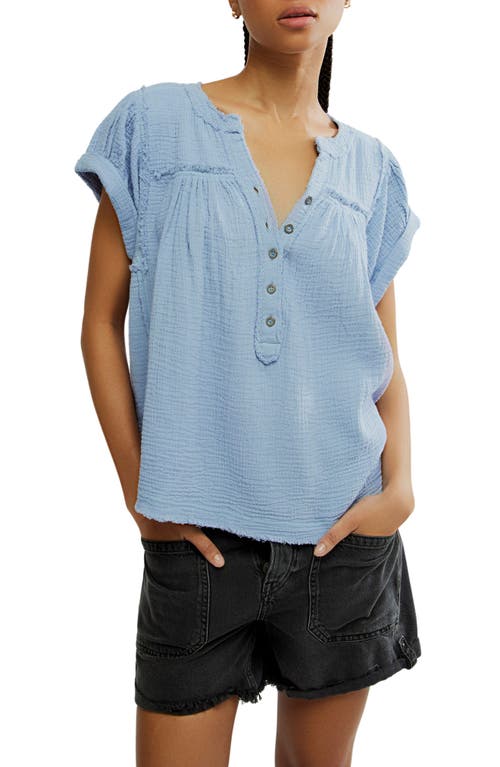 Free People Horizons Double Cloth Top at Nordstrom,