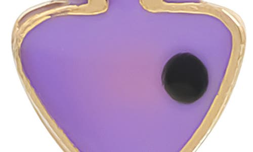 Bony Levy 14k Gold & Enamel Inlay Fish Stud Earrings In 14k Yellow Gold