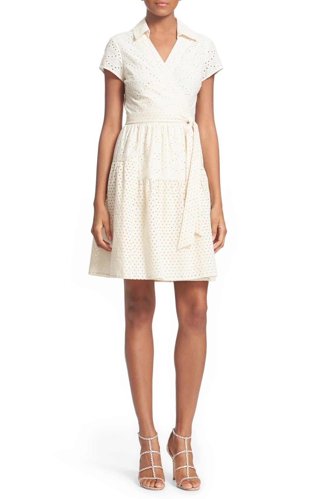 dvf eyelet dress