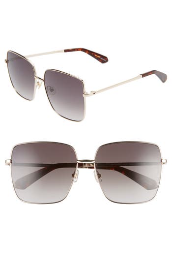 Kate Spade New York Fenton 60mm Gradient Square Sunglasses In Gray