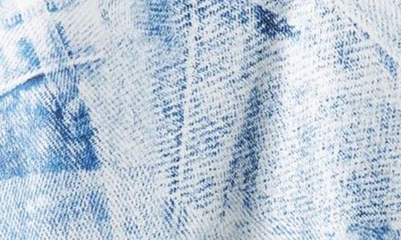 Shop L Agence Lexi Print Silk Camisole In Blue Multi Denim Print