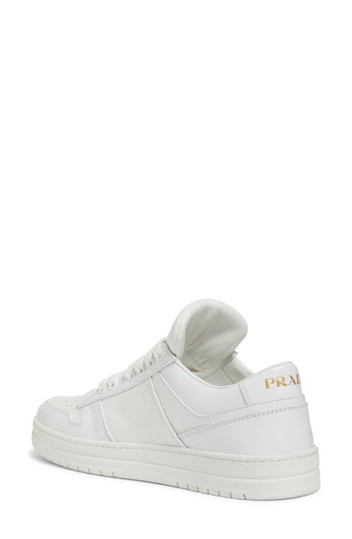 Shop Prada Downtown Logo Low Top Sneaker In Bianco