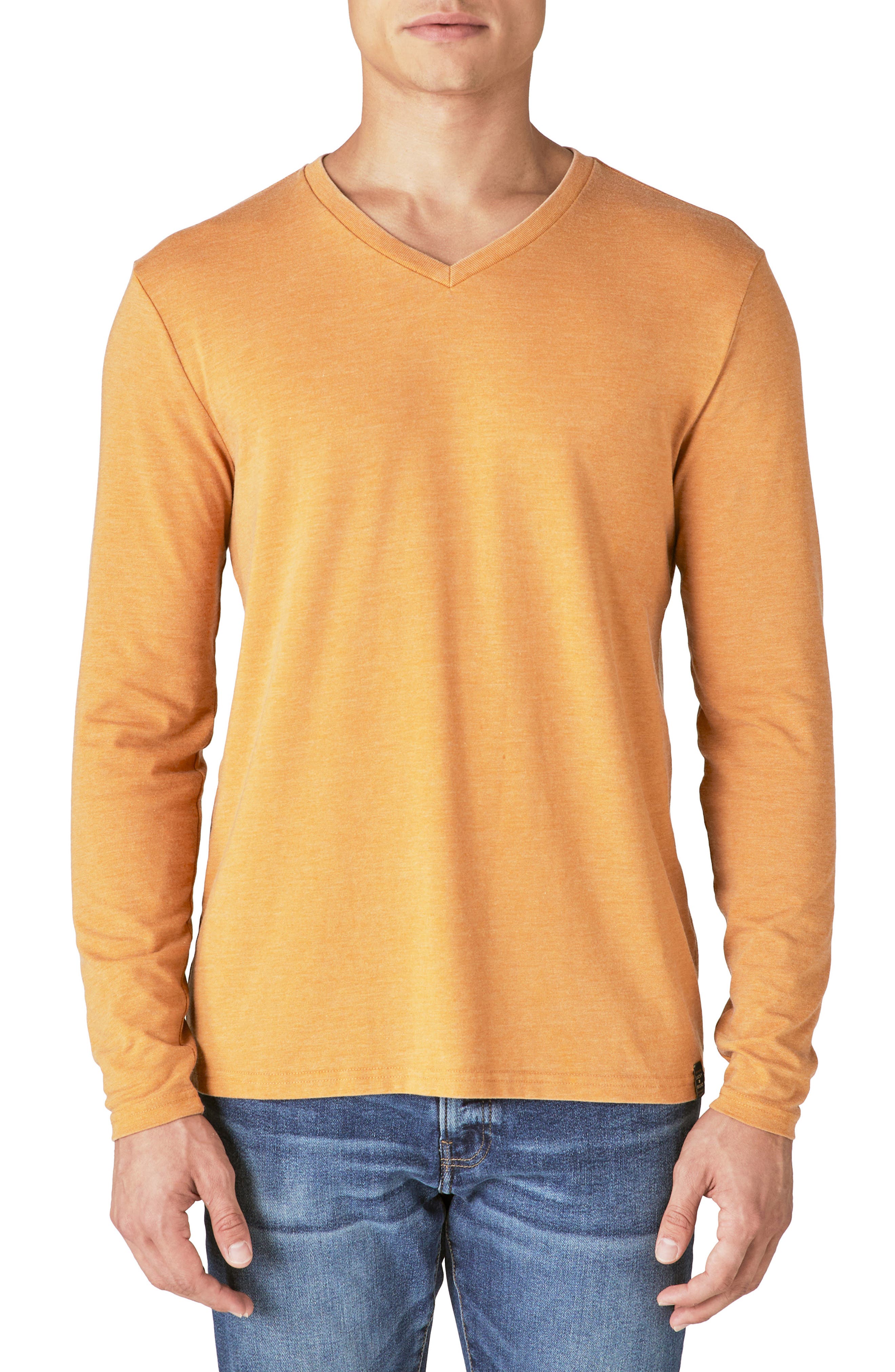 Lucky Brand Venice Burnout V-Neck Long 