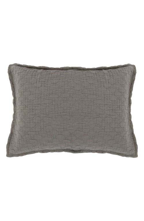 Pom Pom at Home Ojai Textured Cotton Sham in Pebble at Nordstrom