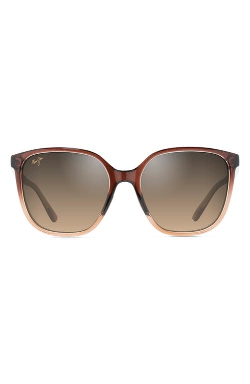 Maui Jim Good Fun 57mm PolarizedPlus2 Butterfly Sunglasses in at Nordstrom