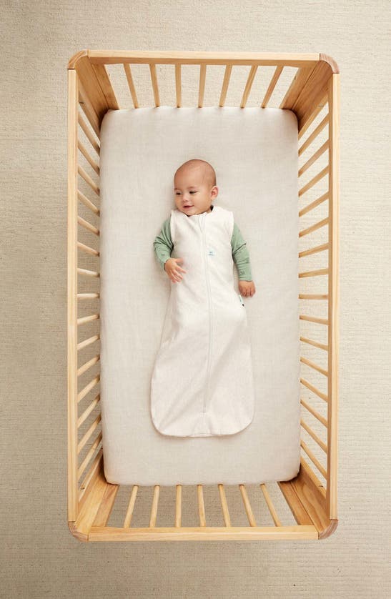 Shop Ergopouch 0.2 Tog Organic Cotton Wearable Blanket In Oatmeal Marle