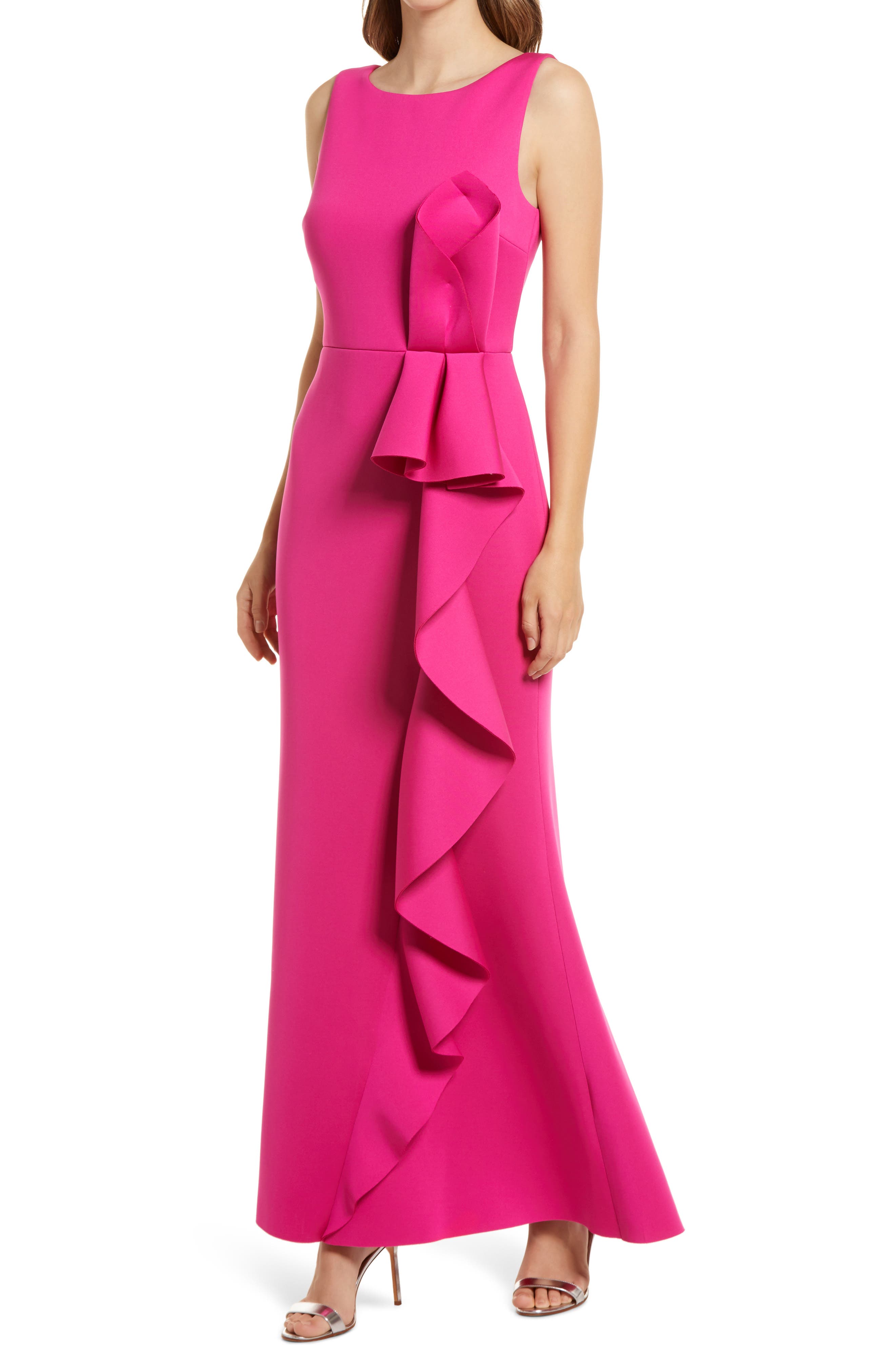 eliza j hot pink dress