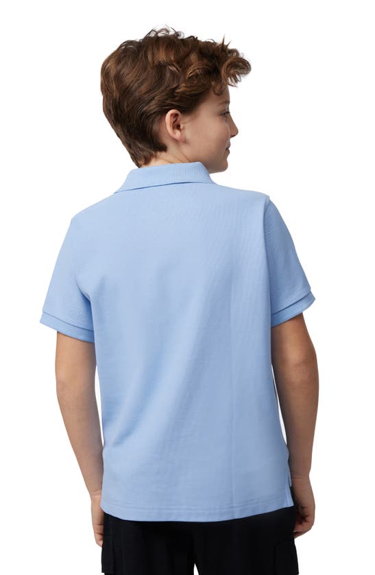 Shop Psycho Bunny Kids' Classic Piqué Polo In Serenity