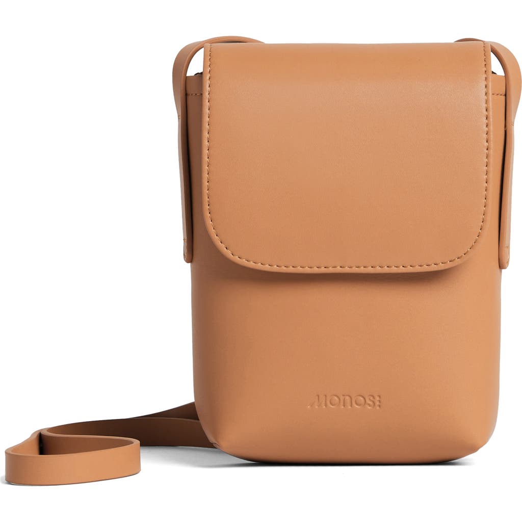 Monos Mini Metro Crossbody Bag In Saddle Tan