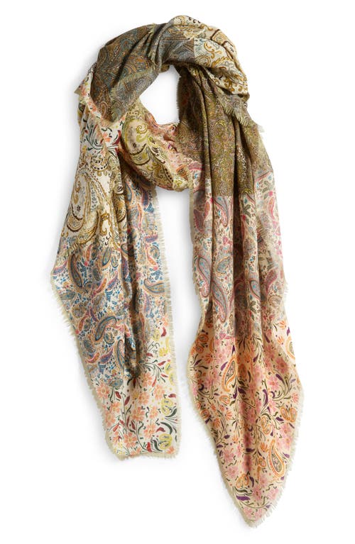 The Paisley Wrap in Rosy