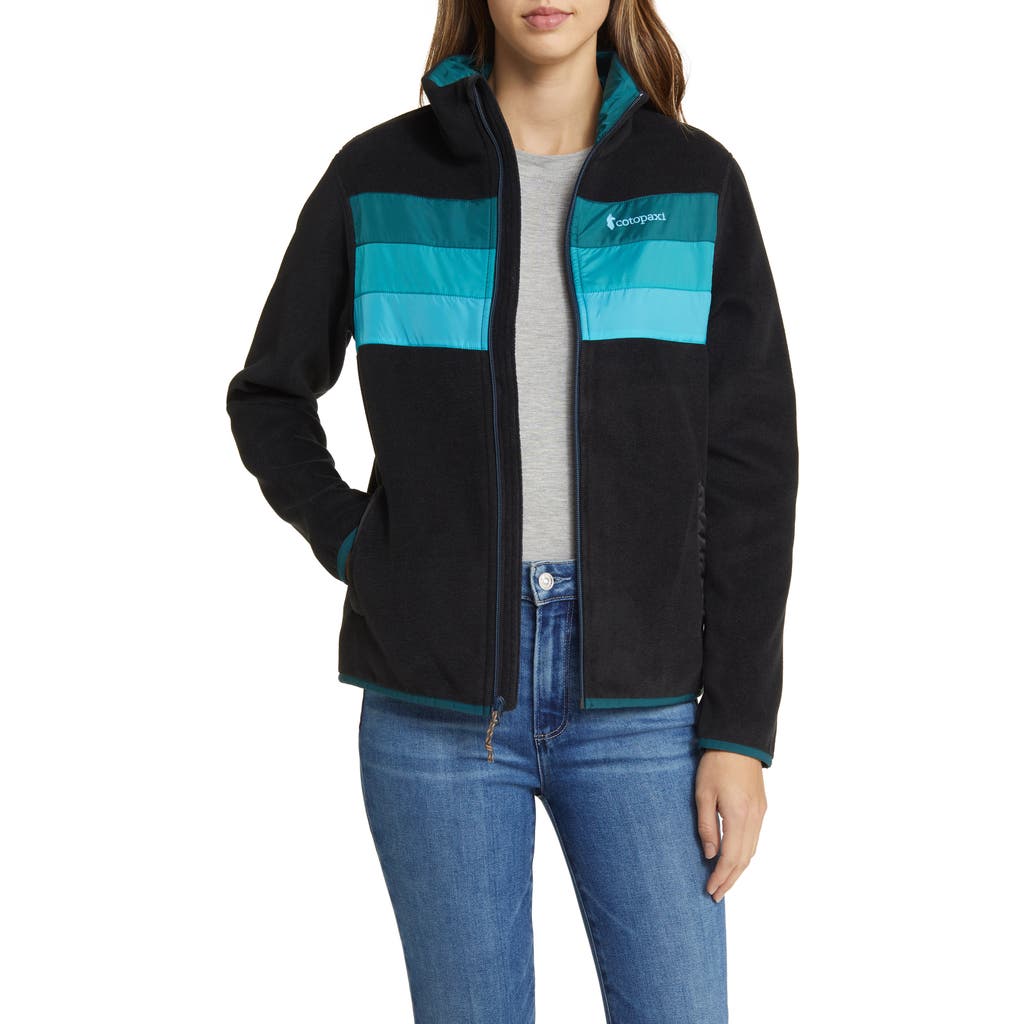 Cotopaxi Teca Water Repellent Fleece Jacket In Dive