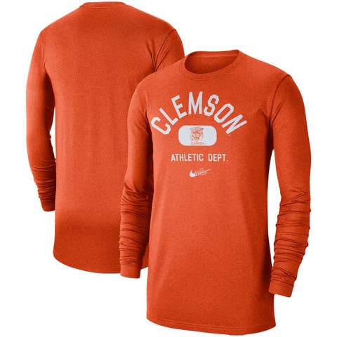 Chicago Bears Nike Slub Rewind Playback Helmet Long Sleeve T-Shirt -  Heathered Orange