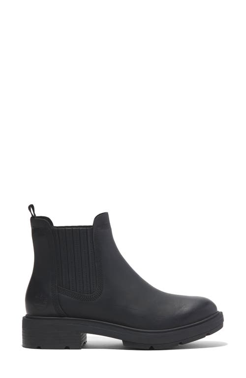 Timberland Brimfield Chelsea Boot In Black Full Grain