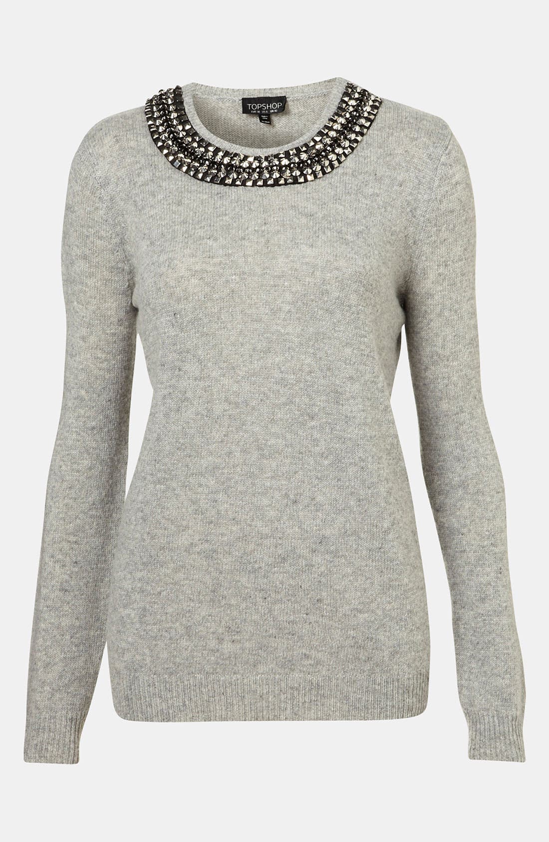 Rhinestone Trim Sweater Nordstrom
