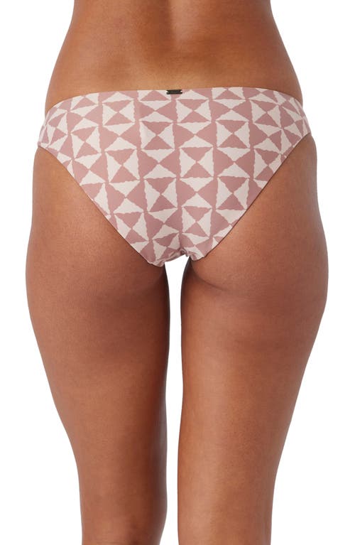 Shop O'neill Saltwater Essentials Rockley Bikini Bottoms In Rose Dust