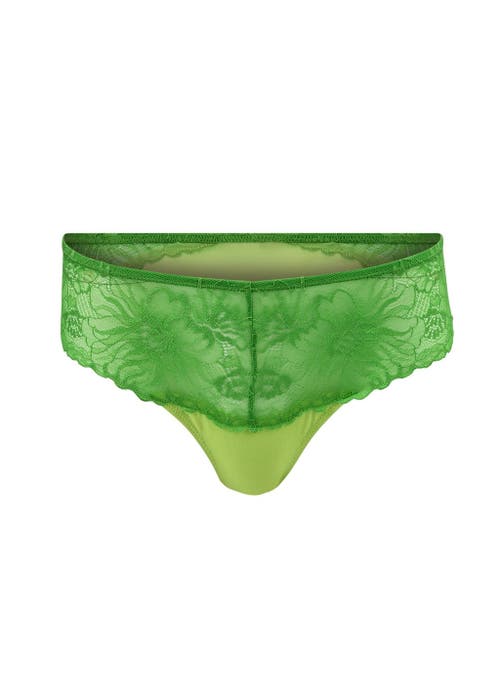 Adore Me Cyla Cheeky Panties In Medium Green
