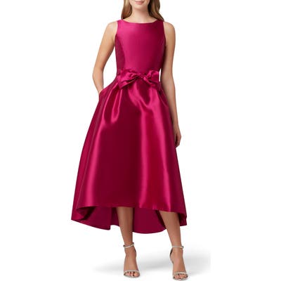 Tahari Mikado High/low Gown, Purple