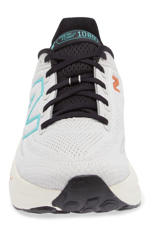 Shop New Balance 1080 V13 Knit Running Shoe In Grey Matter/cyber Jade