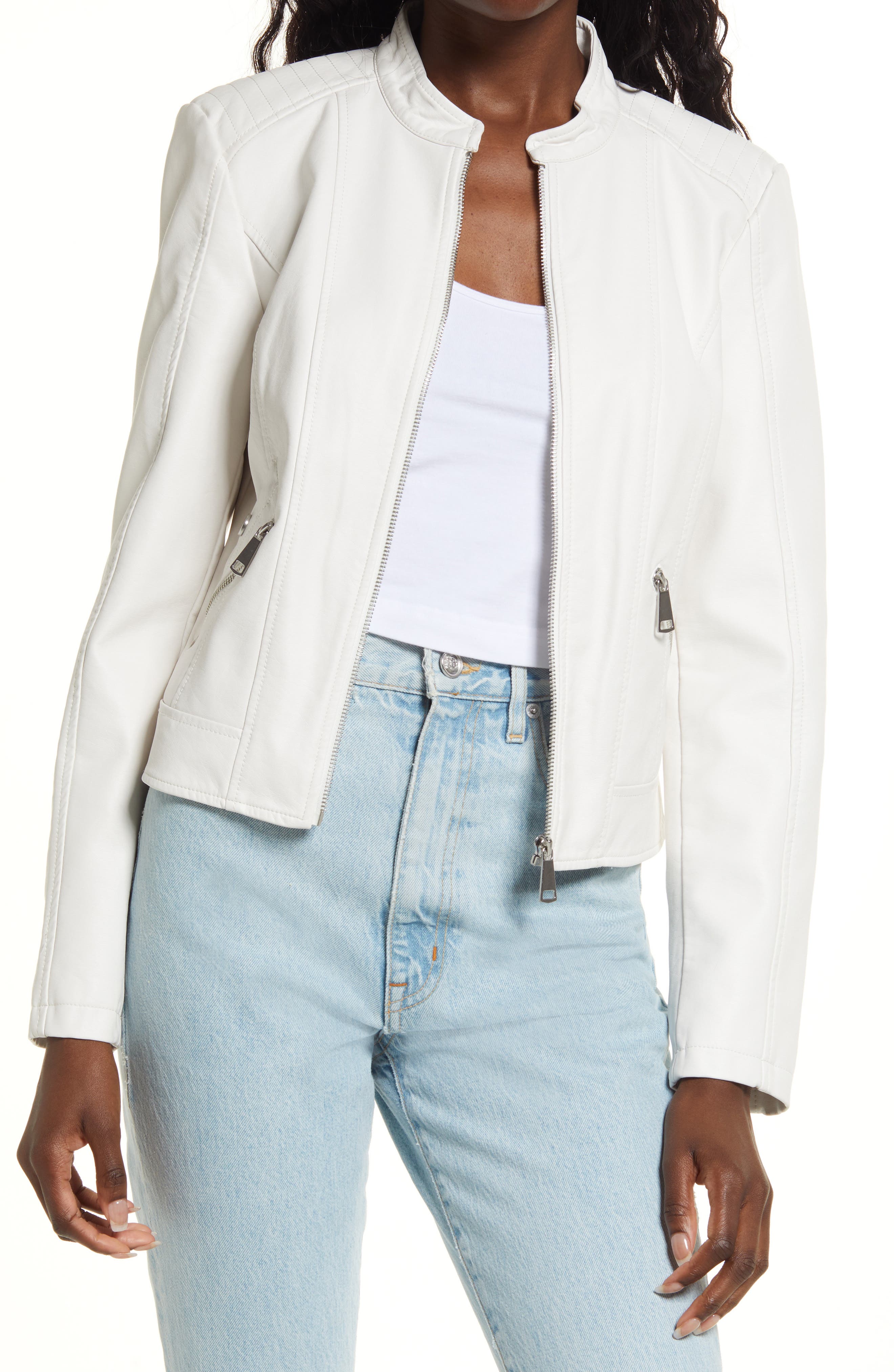 vero moda leather jacket price