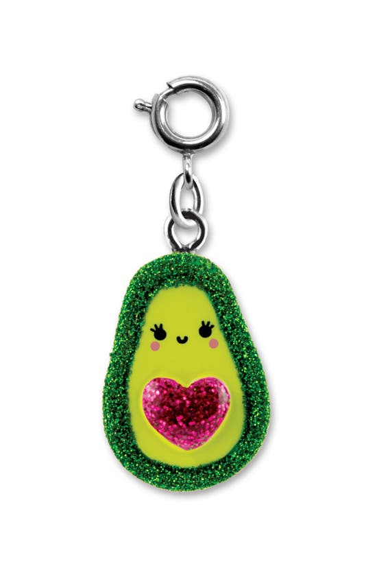 Shop Charm It !® Glitter Avocado Charm In Green