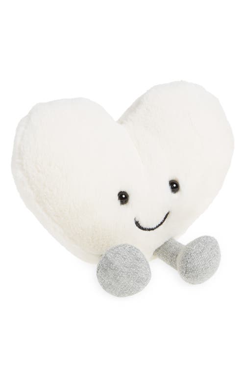 Jellycat Small Amuseable Heart Plush Toy in White at Nordstrom