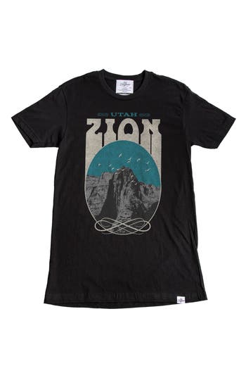 Kid Dangerous Zion Western Graphic T-shirt In Black