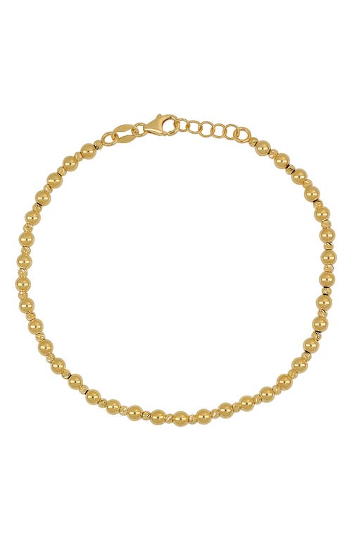 Bony Levy Mykonos14K Gold Beaded Bracelet in 14K Yellow Gold at Nordstrom, Size 7