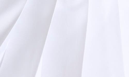 Naked Wardrobe Pleated A-line Miniskirt In White