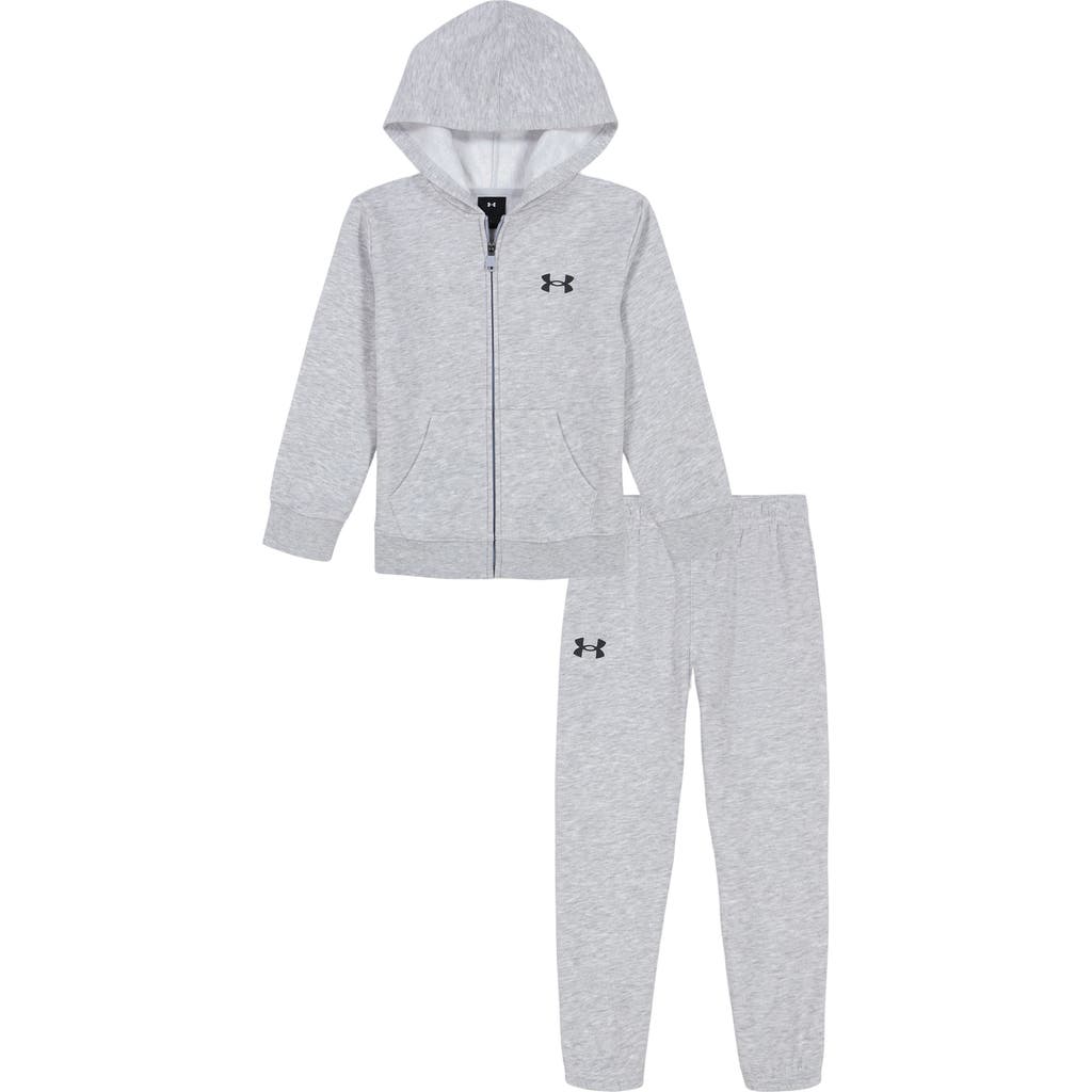Under Armour Toddler & Little Boys Rival 2-pc. Full-zip Hoodie & Joggers Set In Mod Gry