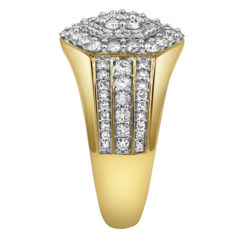 Shop Luvmyjewelry World Champ 14k Yellow Gold Diamond Men Statement Ring