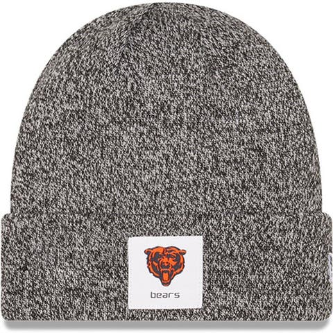 Men's New Era Navy Chicago Bears Helmet Head Logo Trapper Knit Hat