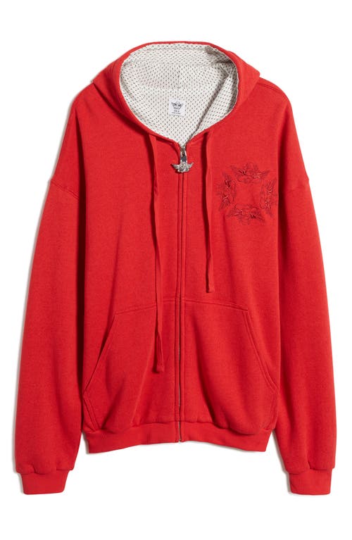 Boys Lie Cherry Picker Embroidered Graphic Hoodie In Red